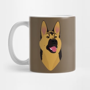 SimpliciTee - Black and Tan German Shepherd Mug